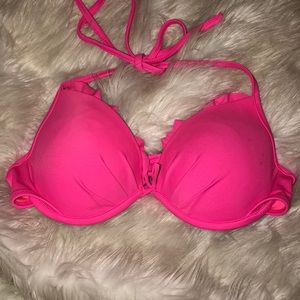 Victoria secret hot pink bathing suit top